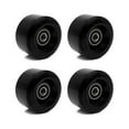 thumbnail image 1 of 4 Pcs Roues de Patin de Remplacement Accessoires Modifiés Roues Épaisses pour Patins à Roues Alignées avec Roulements Accessoire de Sport de Patinage Noir, 1 of 9