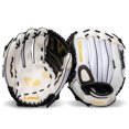 thumbnail image 2 of Franklin Sports Fastpitch Softball Glove - Fastpitch Pro - Adult and Youth Softball Mitt - Infield and Outfield - Left Handed Glove - White/Gold - 11" Lefty, 2 of 8