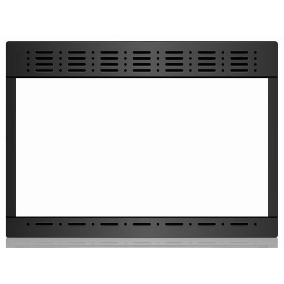 Contoure Microwave Oven Trim Kit RV-TRIM9B Use With Microwave Oven Model RV-980B; 21-1/2 Inch Width x 14-7/8 Inch Height; Black; Stainless Steel