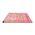 thumbnail image 2 of Ahgly Company Machine Washable Indoor Square Oriental Red Traditional Area Rugs, 5' Square, 2 of 4