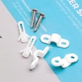 thumbnail image 3 of LUU-24 Sets Wire Shelf Back Wall Clip,White Wire Shelf Loop Clips for Concrete Installation（120）_SAI, 3 of 7