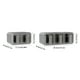 thumbnail image 2 of Cajón De Especias Colgado En Pared, Mueble De Cocina, Transparente, Con Tazón, Aplicable Horizontal Y Vertical, Organizador De Espacios Cálidos, Para Cocina Moderna, Metal, 2 Niveles, Para, 2 of 8