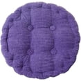 thumbnail image 1 of Nvzi Cojín redondo para silla, cojín de tatami grueso para interior y exterior (morado, 40 cm), 1 of 5