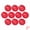 Red, variant on Unique Bargains 10Pcs Rattan Balls for Lights Wicker Spheres Orbs Red 2"x2"x2"