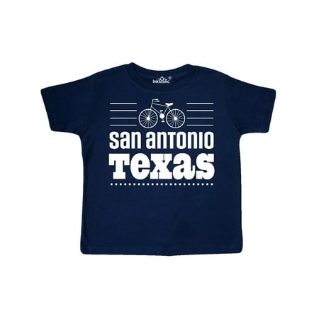 

Inktastic San Antonio Texas Biking Cyclist Gift Toddler Toddler Girl T-Shirt