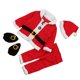 thumbnail image 3 of Santa Claus Baby Christmas Costume for Wearing 1Set Plush Pants Long Sleeve Tops, 3 of 3
