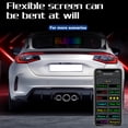 thumbnail image 3 of Customizable RGB LED Flexible Display for Car Rear Window - 16x64 Pixels (92x374mm) with IP65 Waterproof, APP & Remote Control, Bluetooth Connectivity, Music Rhythm Sync, Multi-Language Support -, 3 of 6