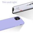 thumbnail image 4 of IBAOLEA iPhone 11 Case,Ultra Slim Fit iPhone Case Liquid Silicone Gel Cover with Full Body Protection Anti-Scratch Shockproof Case Compatible with iPhone 11 (Teal) Light Purple, 4 of 7