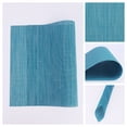 thumbnail image 2 of REGALWOVEN Placemats Set of 6 Placemats for Kitchen Dining Table Decor Washable Table Placemats Wipeable Table Mat Blue 18*12Inch, 2 of 7