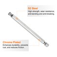 thumbnail image 5 of Uxcell 2pcs Ball End Hex Screwdriver Bit 6mm Size 1/4" Hex Shank 4" Long Magnetic Metric Hex Screw Driver Bits, 5 of 6