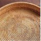 thumbnail image 2 of Round Rattan Serving Tray, Wicker Serving Tray with Cutout Handles, Woven Fruit/Bread Serving Basket, 30 cm, 2 of 4
