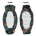 thumbnail image 6 of ZIATUBLES UTV Front Seat Covers 2-Piece Set, Compatible with Kawasaki Mule 3000 3010 3020, Wear-Resistant Polyester Replacement Protector, Jungle Leopard Print UTV Seat Decor Acccessory Part, 6 of 8