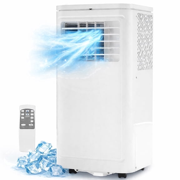 10000 BTU Portable Air Conditioner, Portable AC Unit up to 450 Sq.Ft, 4-in-1 Air Conditioner for Home with Sleep Modes, Remote Control