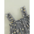 thumbnail image 5 of Bagilaanoe Toddler Baby Girl Summer Dress Sling Sleeveless Daisy Print A-line Tulle Princess Dresses 6M 12M 2T 3T 4T 5T Kids Casual Swing Sundress, 5 of 9