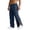 Navy, variant on Men's Tear Away Pants Breathable Easy Care Post Surgery Side Full Open Breakaway Pants Men