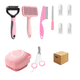 thumbnail image 1 of Cepillos De Baño Para Mascotas Perros Profesional 10 Pzs Kit Lab.G, Rosa, 1 of 5