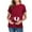 Wine, variant on Tejiojio Maternity/Labor/Nursing Clothing Pregnant Womans Solid Color Print Short Sleeve Woman Casual Clothe Top