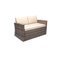 thumbnail image 3 of Baner Garden Rattan 4 Piece Patio Conversation Set, 3 of 8