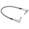 thumbnail image 4 of 11.8in Instrument Instrument Cable Guitar Cable Cable Weave Copper Pedal Cable Patch Leads with  Manufacturing Quality and Ultra Low Capacitance, 4 of 7