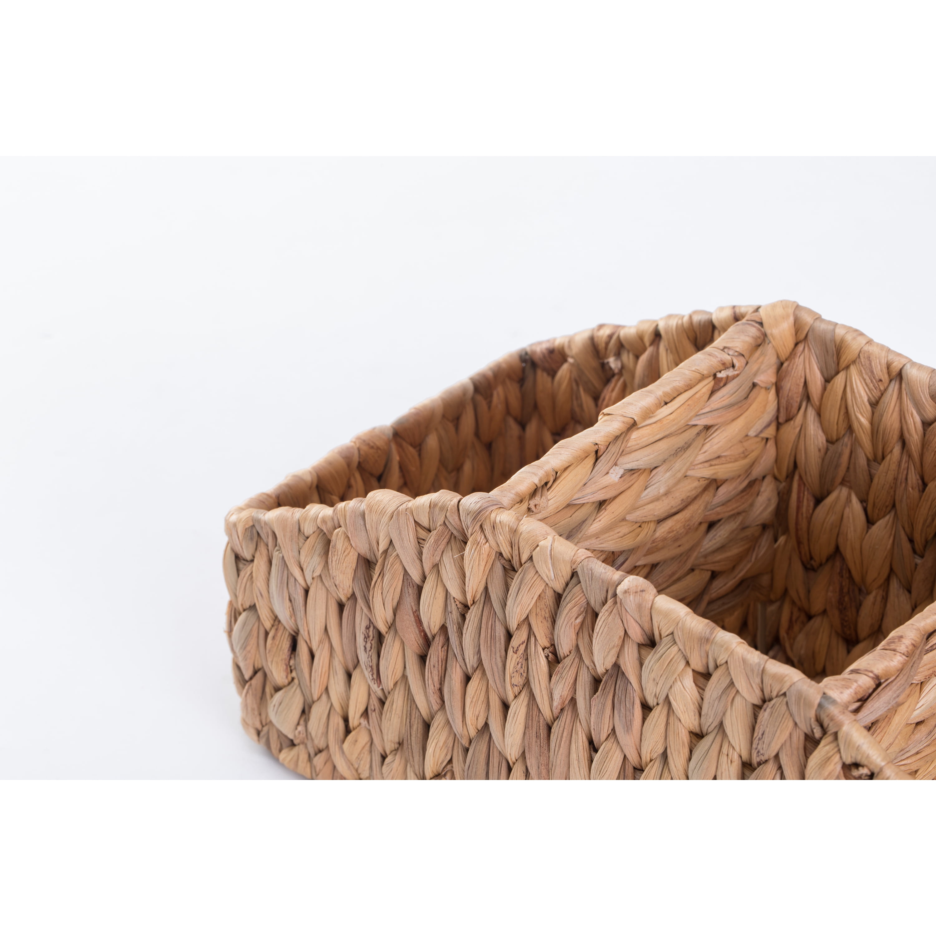 Natural Water Hyacinth Storage Organizer Caddy