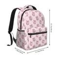 thumbnail image 2 of Disketp Pink Disco Ball Mochila Estampada para Hombre y Mujer – Mochila Ligera Clásica con Múltiples Bolsillos para Universidad, Trabajo y Viajes-One Size, 2 of 5