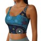 thumbnail image 2 of Balery Bohemian Turtle Sujetadores deportivos con espalda cruzada para mujer, acolchados, sin costuras, de alto impacto, ideales para yoga, gimnasio, entrenamiento y fitness.-Medium, 2 of 8