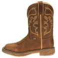 thumbnail image 3 of Justin Boot Company Mens  Stampede Rush Rust 11 Rust Maldova Top Soft Toe Work Boot 8.5 Brown, 3 of 5