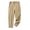 Khaki, variant on Men's Elastic Waist Chino Pants Solid Straight Trousers Quick Dry Casual Slacks Lightweight Breathable Joggers Loose Fit Travel Bottoms Stretch Hiking Pants for Daily Outdoor Activities