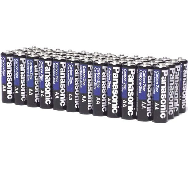 Lot de Gros de 100 Batteries Panasonic Super Lourdes AA