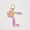 purple-L, variant on Hovmgk Resin Initial Letter Keychain, Personalized Tassel Keychain for Women, Customizable Monogram Car & Bag Accessory, Stylish Gift for Birthdays & Holidays, Purple Charm