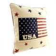 thumbnail image 3 of Home Decor Americana Patchwork Pillow Fabric Patriotic Usa Flag 4P4024, 3 of 3