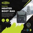thumbnail image 2 of Sportube Toaster Heated Boot Bag with 3 Temperature Settings and Large Interior, Graphite, 2 of 11