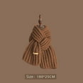 thumbnail image 2 of Prolriy Scarf for Women, Women's Super Soft Outdoor Fashion Casual Versatile Atmosphere Warm Winter Scarf Womens Scarf Brown, 2 of 3