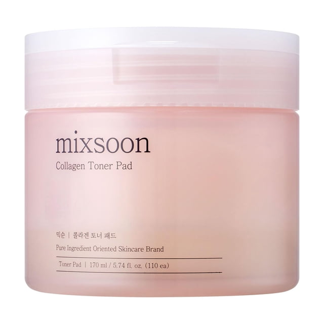Pads Tónicos de Colágeno mixsoon 170ml Cuidado de la Piel Coreano Glass Skin