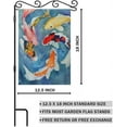 thumbnail image 2 of Watercolor Fish Garden Flag 12.5x18 Inch Vertical Double Sided Swimming Party Together Yard Garden House Flag for Outdoor Indoor Decoration, 2 of 6
