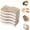 (S-Shaped,5PCS), variant on Coconut Husk Dish Scrubber, Coconut Husk Sponge with Coconut Fiber, Double-Sided Use, Kitchen Scrubbing Pads for Dishes Pots & Pans (Square,5PCS)