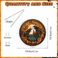 thumbnail image 3 of Tarmeek Halloween Decorations Acrylic Puzzle Sun Catcher Hanging Ornament for Window, Irregular Light-Catching Home Decor Gift for Adults, 7.4in, 3 of 9