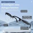 thumbnail image 6 of E13-06 smart Glasses Listenable Songs,  Music & Call Sunglasses for People ,with Built-in Headphones,Wireless Headphone Sunglasses bluetooth glass, and HIFI S ound & HD Lens Headset Smart Glasses, 6 of 16