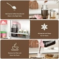 thumbnail image 6 of VA1KENE Cold Brew Coffee Pitcher 64oz Cold Brew Maker with Stainless Steel Filter Mason Jar Pitcher Pour Spout Handle Lid for Iced Coffee Tea Lemonade Pink, 6 of 8