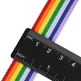 thumbnail image 3 of 10 Meters (10.94 Yards) Rainbow Ribbon Stripes Ribbon For Party Wedding Decoration Gift Wrapping DIY Hair Bows, 3 of 4