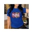 thumbnail image 2 of Playera Blusa Mama Mamá Fieramente Increíble – Estilo Animal Print con Actitud Color Azul Talla Chica Marca Emil SaEs, 2 of 4