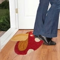 thumbnail image 4 of Panxico Carpet Fun Welcome Doormat Cute Cartoon Carpet Outdoor Outdoor Decorative Doormat Red, 4 of 9