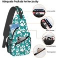 Clean Avocado Sling Bag Lightweight Shoulder Chest Bags Multipurpose