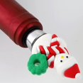 thumbnail image 4 of Tapón para botella de vino de Papá Noel, serie navideña, regalo de fiesta, decoración de Bar de Navidad, tapón sellado para champán y vino, 1 ud., 4 of 4