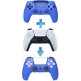 thumbnail image 3 of Replacement Shell for PS5, DIY Replacement Controller Housing Shell Case Set Front and Back Cover for Playstation 5 Dualsense Controllers (Blue)(Blue), 3 of 7
