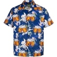 thumbnail image 2 of Camisa hawaiana con estampado completo de cerveza para hombre, camisas playeras de manga corta con botones, blusas de gran tamaño para hombre, ropa, 2 of 4