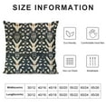 thumbnail image 5 of Antelope Pillow Covers, Square Fawn Animal Black Gray Beige Antelope Print Modern Accent Linen Throw Pillow Covers Cushion Case Sham for Couch Bed Home Sofa Decorative, 5 of 5