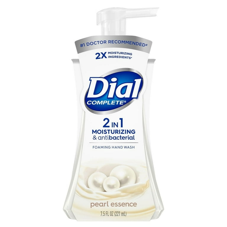 Dial 017000320656 7.5 fl oz Complete 2 in 1 Foaming Hand Wash Honey Pearl Scents Pack of 4