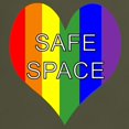 thumbnail image 3 of CafePress - Safe Space In Heart Dark T Shirt - Men's Classic Graphic Cotton T-Shirt, 3 of 4