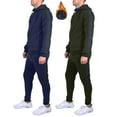 thumbnail image 2 of 4-Piece Men's Polar Fleece Hoodie & Jogger Set (Sizes, S - 4XL), 2 of 4